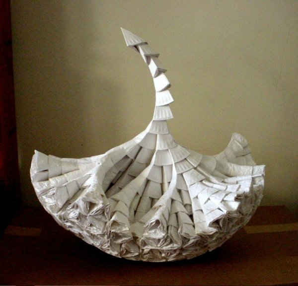 paper plate sculptures