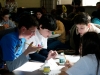 Students competing at MoMath\'s Second Annual Suffolk County Middle School Math Tournament