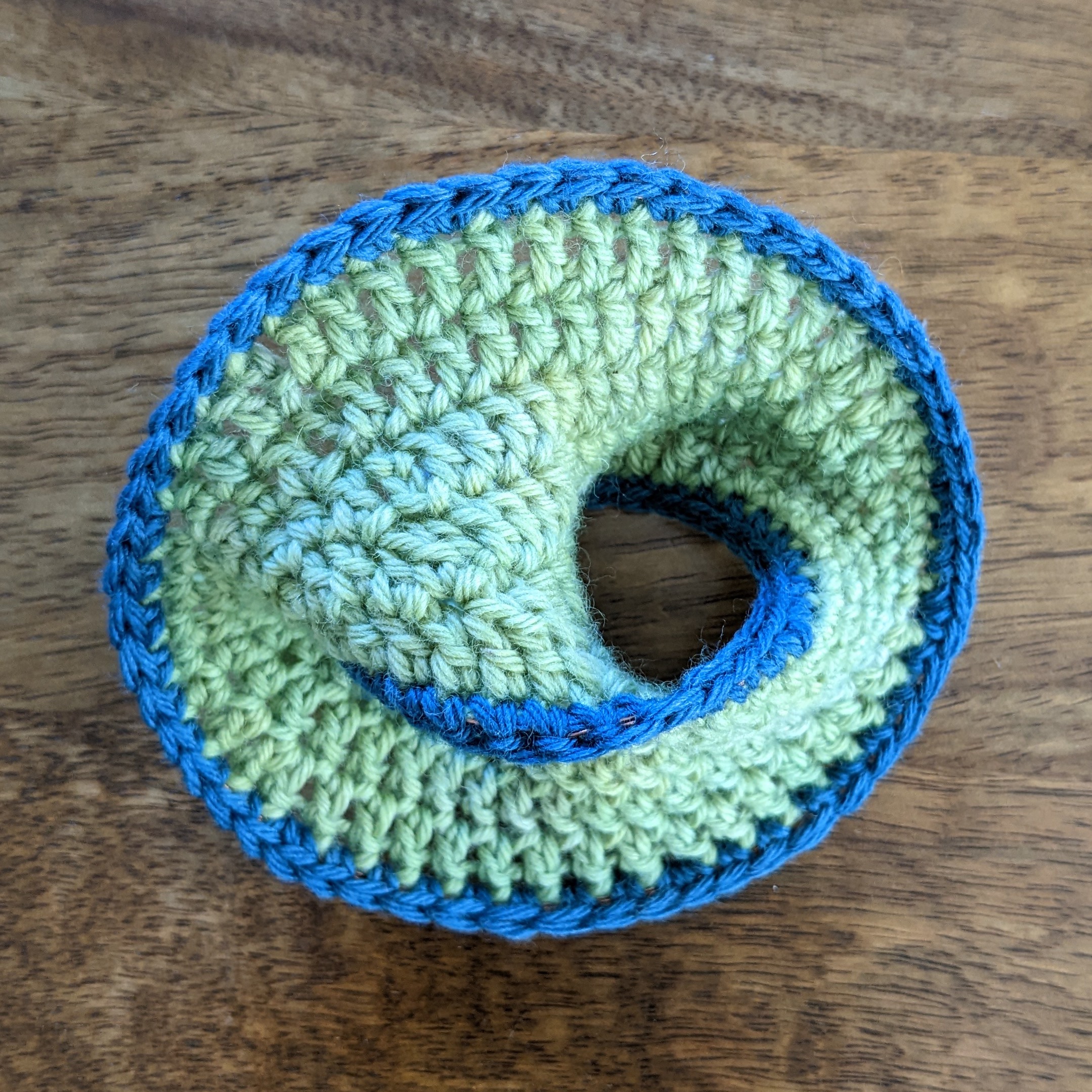 Crochet, partition crochet bag