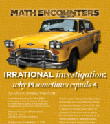 2019 September 4 — “Irrational Investigation: Why Pi Sometimes Equals 4” with Cornelia Van Cott