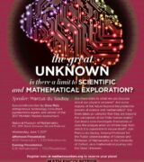 2017 June 7 — “The Great Unknown: Is there a limit to scientific and mathematical exploration?” with Marcus du Sautoy