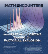 2015 Sept 2 – Benedict Gross – How Fast Does It Grow? Taming the Factorial Explosion