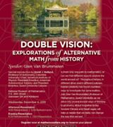 2019 December 4 — “Double Vision: Explorations of Alternative Math from History” with Glen Van Brummelen