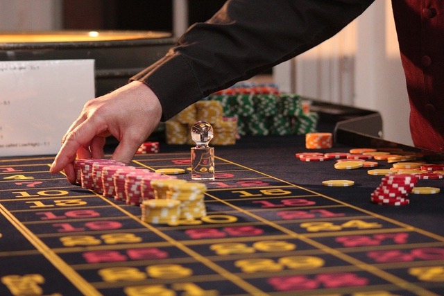 Roulette table