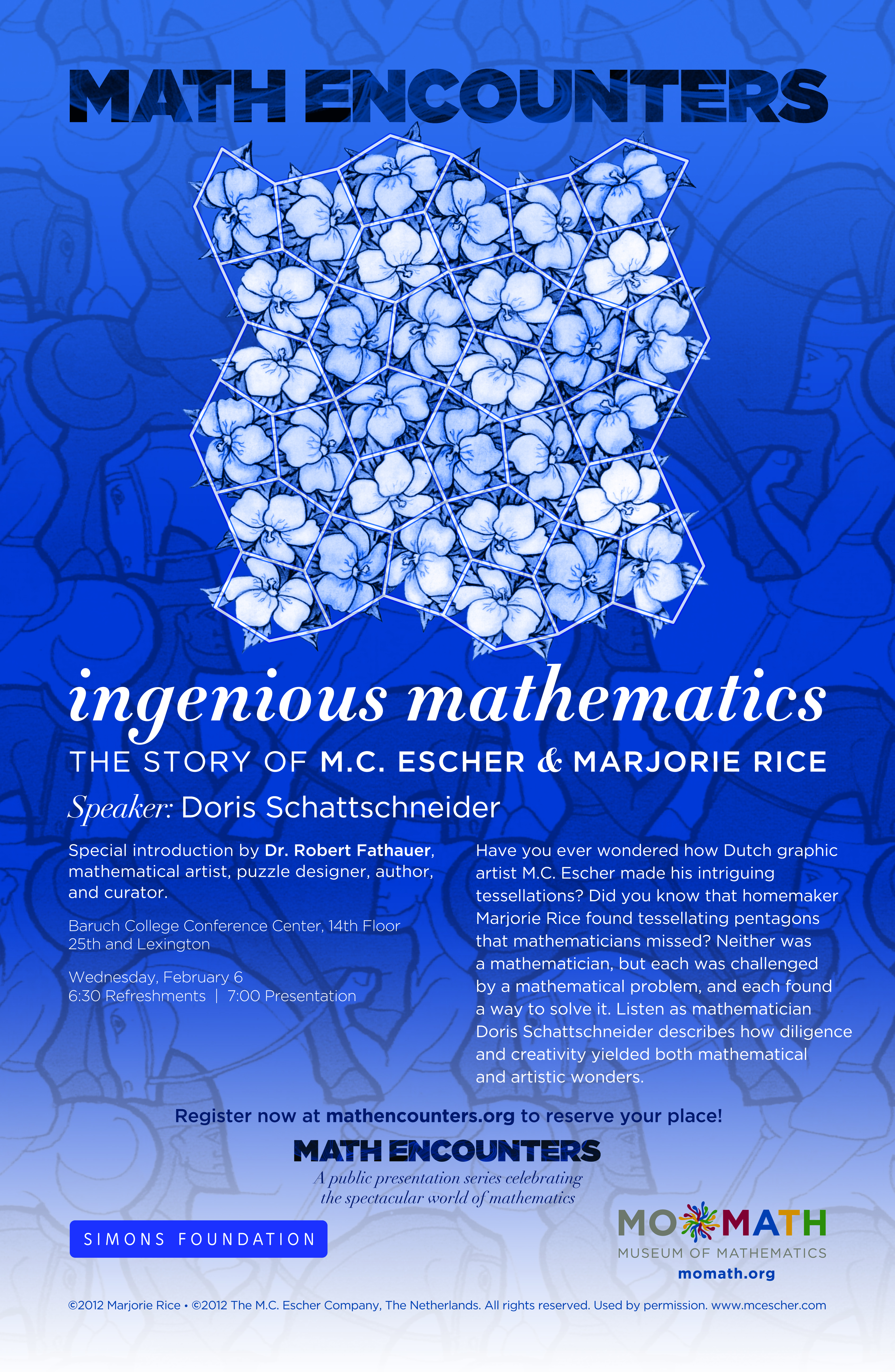 Peter Winkler Math Encounters Poster